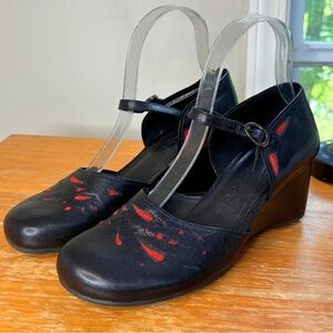 Gentle Souls Raine Leather Wedge Shoes